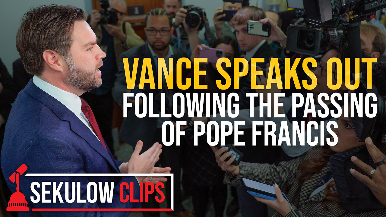 Vance Speaks Out Following the Passing of Pope Francis