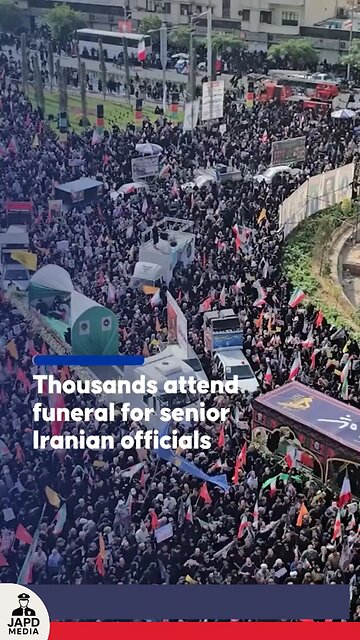 Tehran Holds Funeral for 60 Killed in Israeli Strikes, Including Top Officials and Civilians