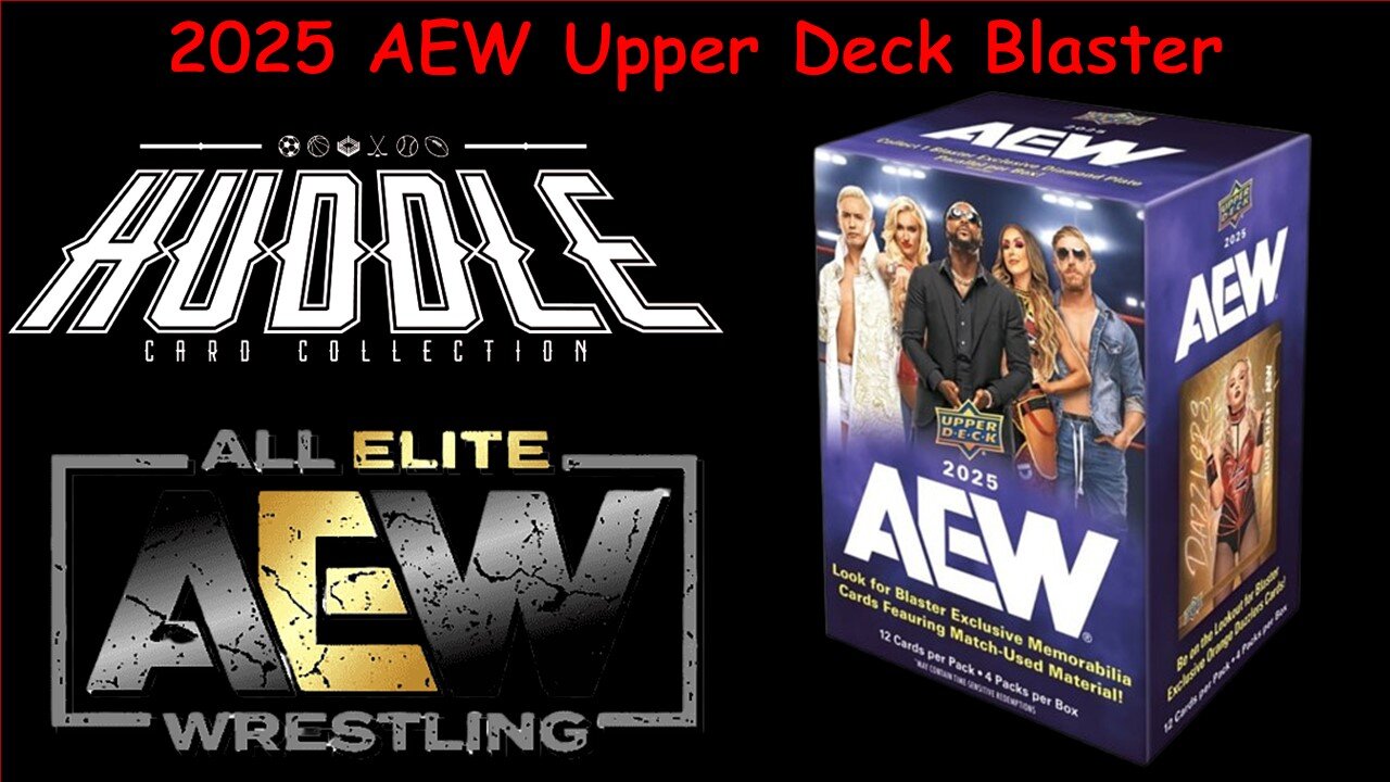 Pulling Cool Inserts From A 2025 Upper Deck AEW Blaster