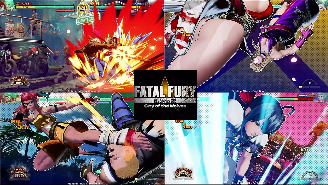 Fatal Fury: City of the Wolves - All Characters - Ignition, Redline and Hidden Gear Special Moves