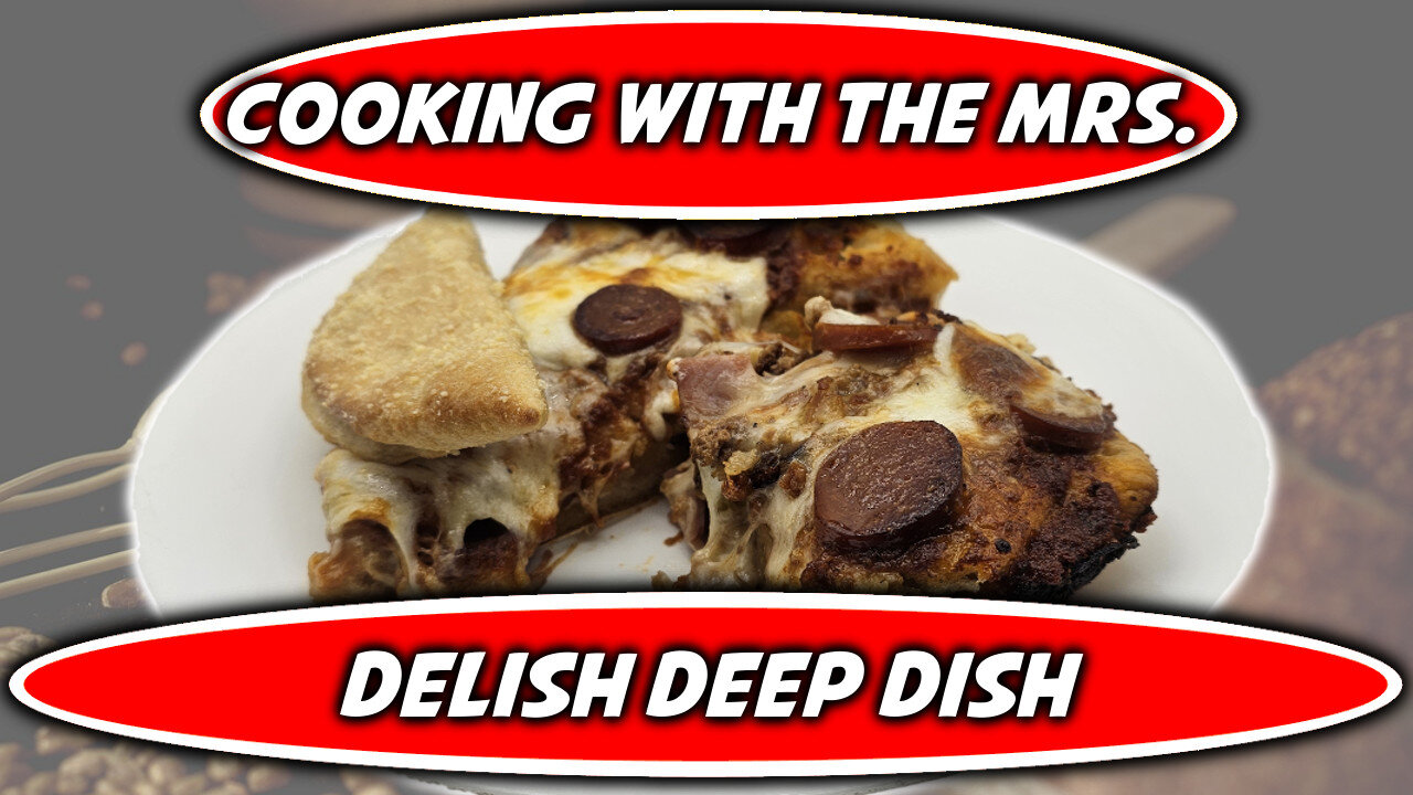 This Deep Dish Pizza Rivals Chicago! 🍕 Homemade Crust, Sauce & Cheese