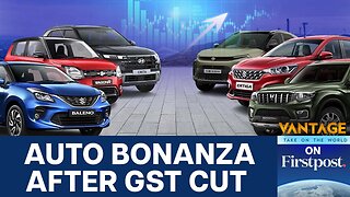 GST Rate Cut Triggers Record Car Sales in India | Vantage on Firstpost | N18G
