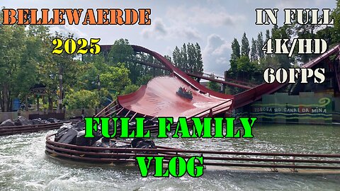 Bellewaerde Park 2025 Full Vlog + On rides [4K/HD-60FPS]