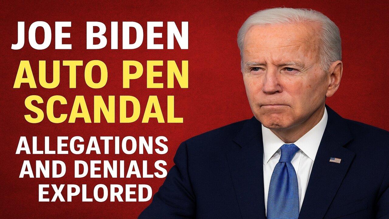 Joe Biden Denies Incapacity and Misuse of Auto Pen