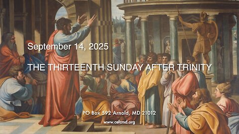 Cornerstone Free Church Worship Service - September 14, 2025