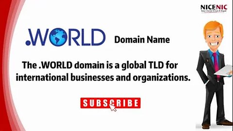 Cheap .WORLD Domain Name: A global TLD for international businesses and organizations.