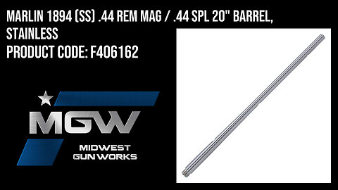 Marlin 1894 (SS) .44 REM MAG / .44 SPL 20" Barrel, Stainless - F406162