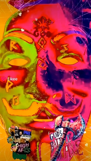 Chaos Mask of AXE 🪓 MURDERING SPACE JESUS