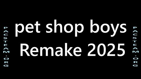 pet shop boys Remake 2025