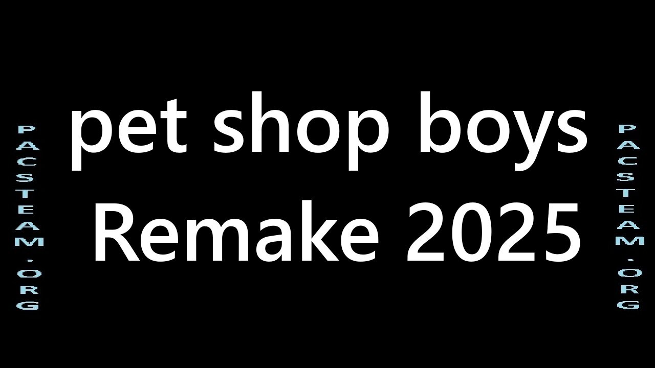 pet shop boys Remake 2025