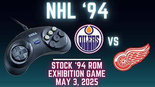 NHL '94: Oilers (Len the Lengend) at Red Wings (Ted_HitchCoCk) {Genesis} - Exhibition 123 (OT!)