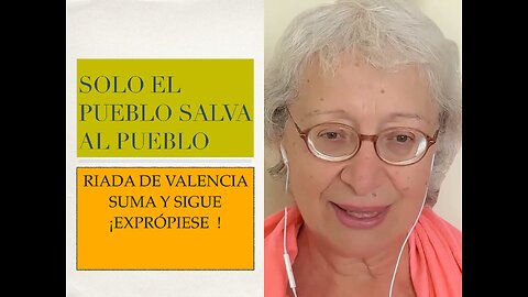 RIADA DE VALENCIA AGRICULTORES EXPROPIADOS HAMBRE Y MISERIA 🇪🇸