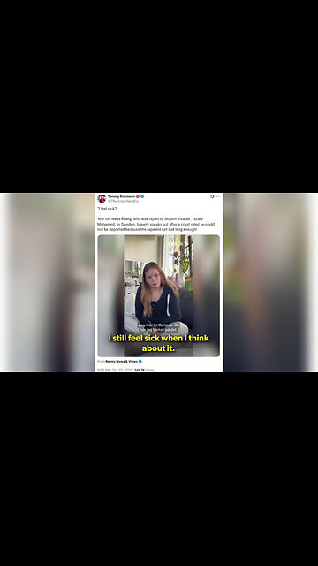 Judge said The illegal didn't rape the little girl long enough to warrant deportation - Sweden