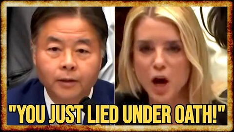 FIREWORKS: Congressman Accuses Bondi of PERJURY at Epstein Hearing