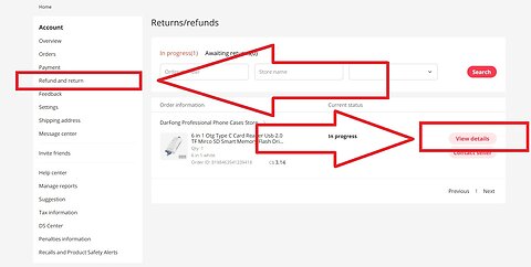 Aliexpress refund - Refund Method and Do you want to change your proposal?