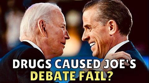 New REVELATION by Hunter today: Joe Biden was impaired by Drugs at Debate with Trump! 😮