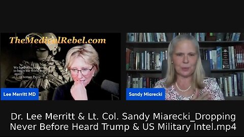 Dr. Lee Merritt & Lt. Col. Sandy Miarecki