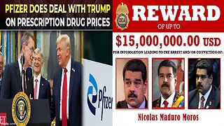 Maduro's Capture Sponsored By Pfizer - Who Are The Biggest Drug Pushers?