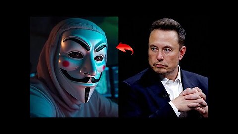 Anonymous" alleges to have evidence of Musk tampering with the election and issues a warning!