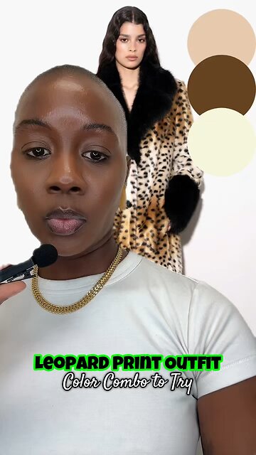 Leopard Print Color Combo palette 1 by Mikara Reid || MIIEN Consultancy