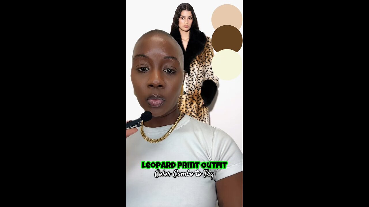 Leopard Print Color Combo palette 1 by Mikara Reid || MIIEN Consultancy
