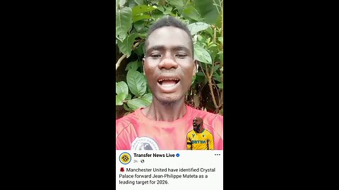 Manchester United want to sign Crystal Palace forward Mateta as a leading target for 2026 season