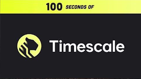 ⚡📊 TimescaleDB in 100 Seconds: The Ultimate Time-Series Database Explained! ⏱️🔥