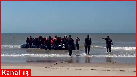 French police are slashing migrant boats but they're still reaching the UK at a record-setting pace