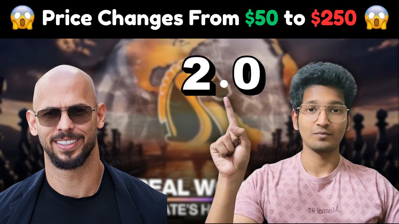 The Real World 2.0 Is Here | Andrew Tate's Huge Upgrade | Act Now |