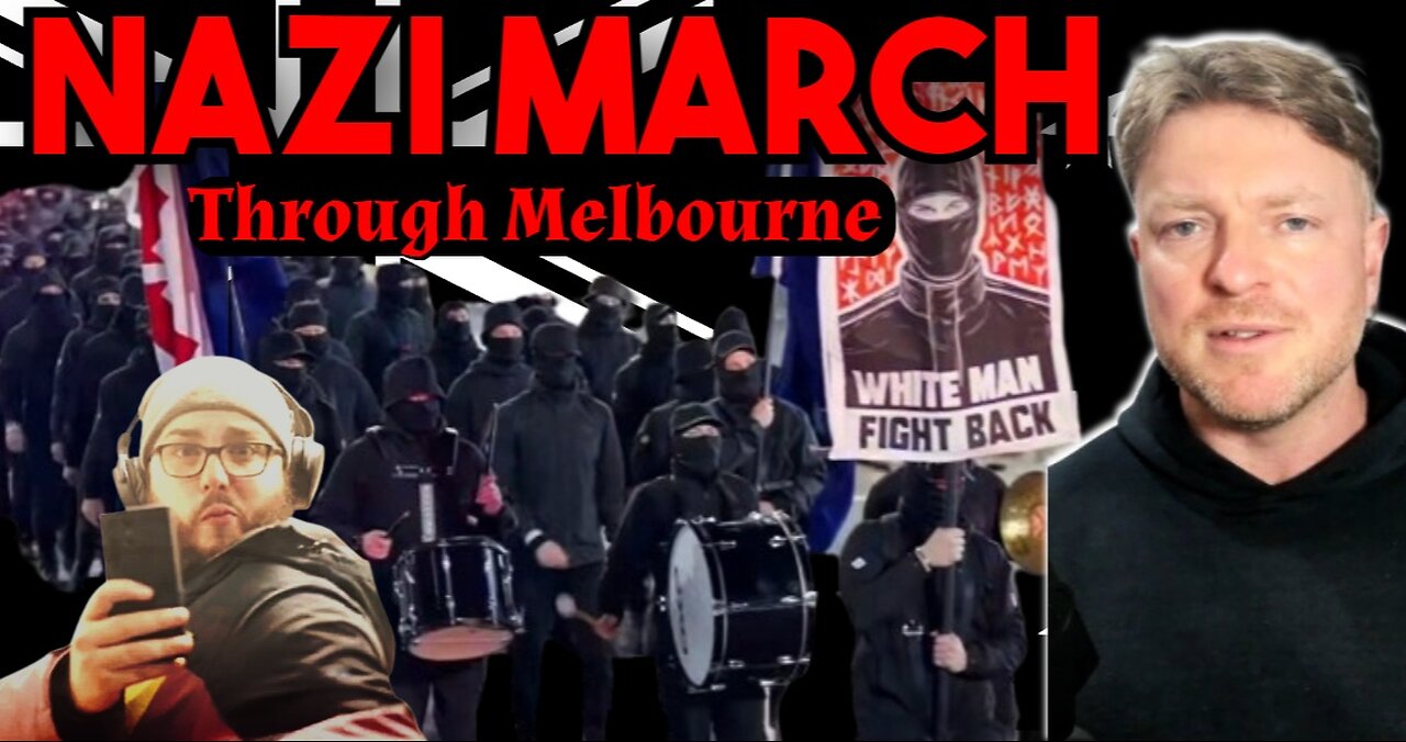 White Australia's Midnight March Through Melbourne.