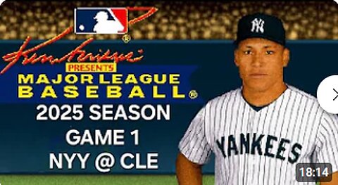 Ken Griffey Jr. Presents: Major League Baseball 2025 (SNES) - Yankees vs Guardians - Game 1