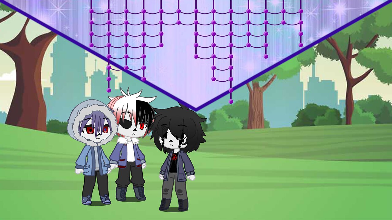 The trio spending time together || Sans AU