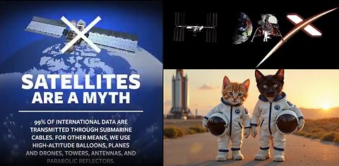 NO SATELLITES IN FAKE SPACE - NASA LIES - SPACE HOAX