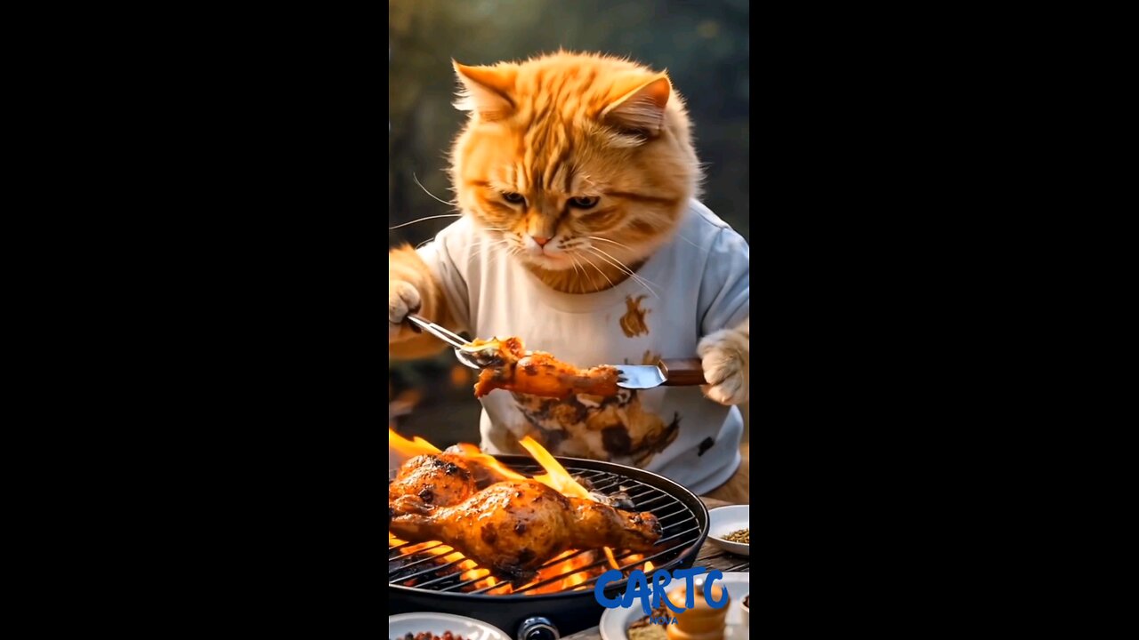 Al Cat Chronicles: The Hilarious Death & Dinner Dilemma! #ai #cat #funny #best #new #trend