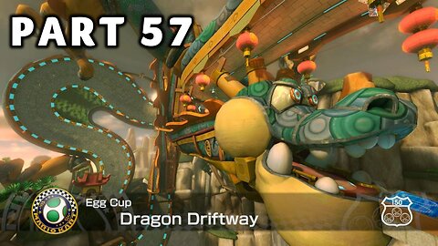 Mario Kart 8 Deluxe Grand Prix Mode - Part 57 - Egg Cup 150cc | Switch | No Commentary