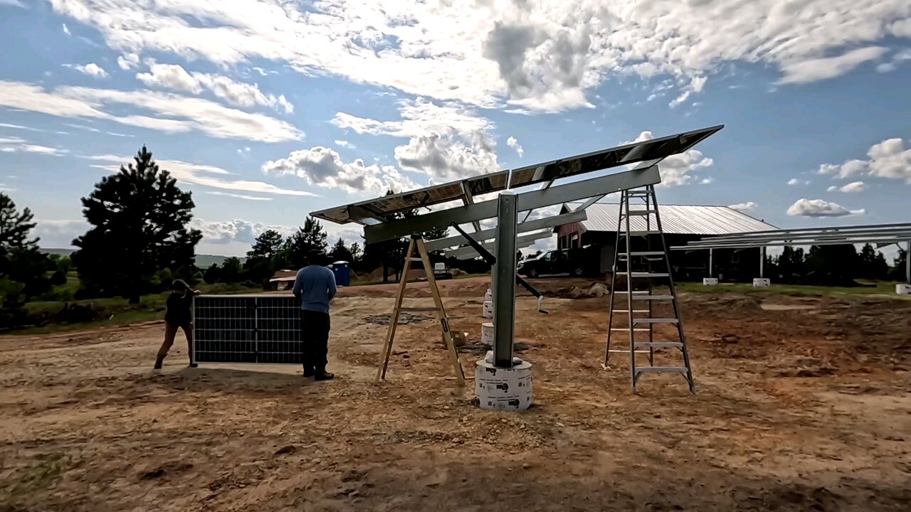 South Rack Panel Installation Day 1