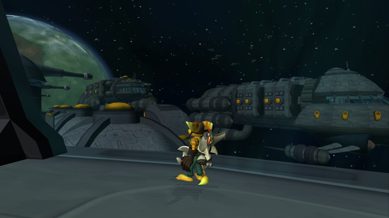 Ratchet and Clank 1 Drek's Fleet.