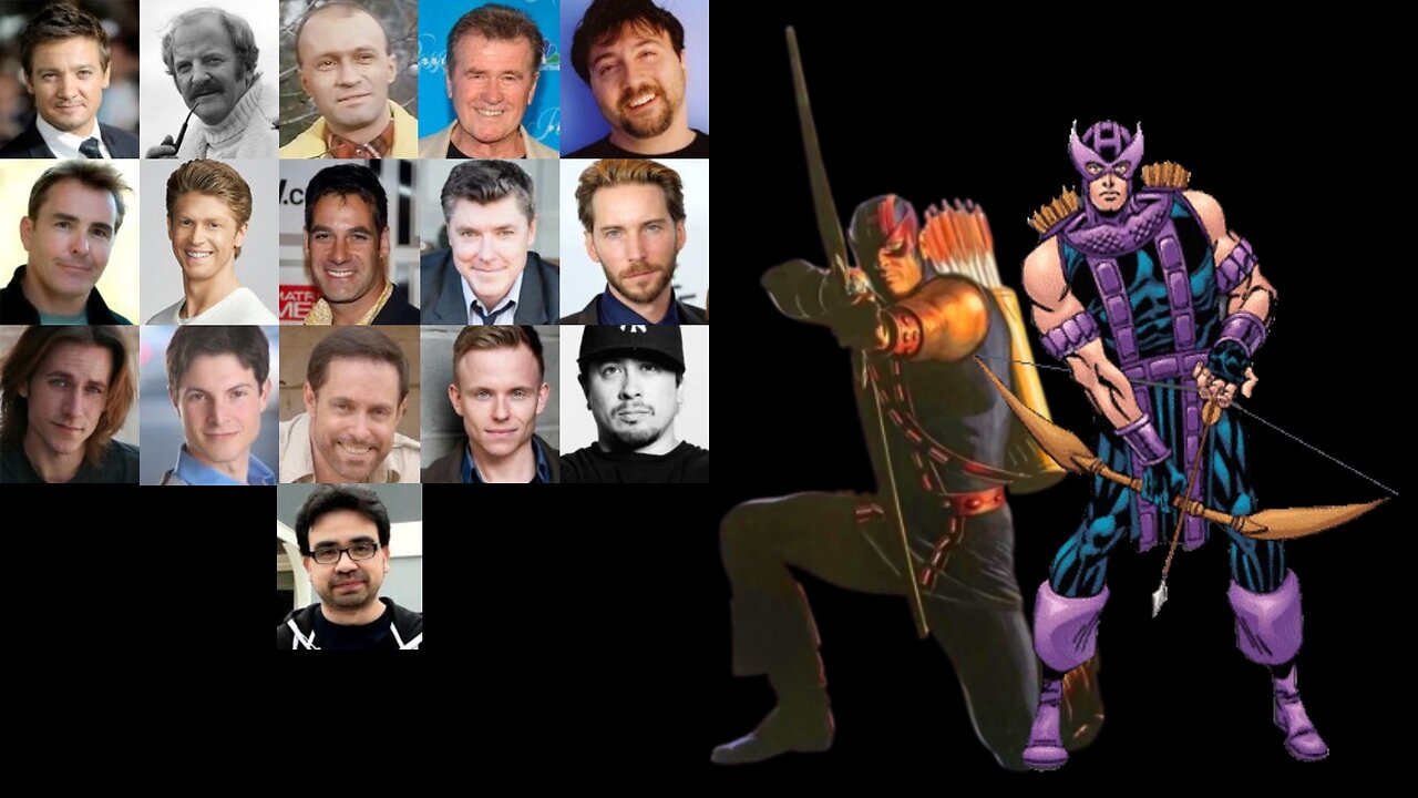 Animated Voice Comparison- Hawkeye (Hawkeye)