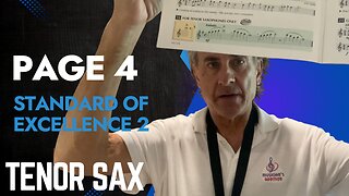 Page 4 Tenor Saxophone Tutorial from the Standard Of Excellence Book 2
