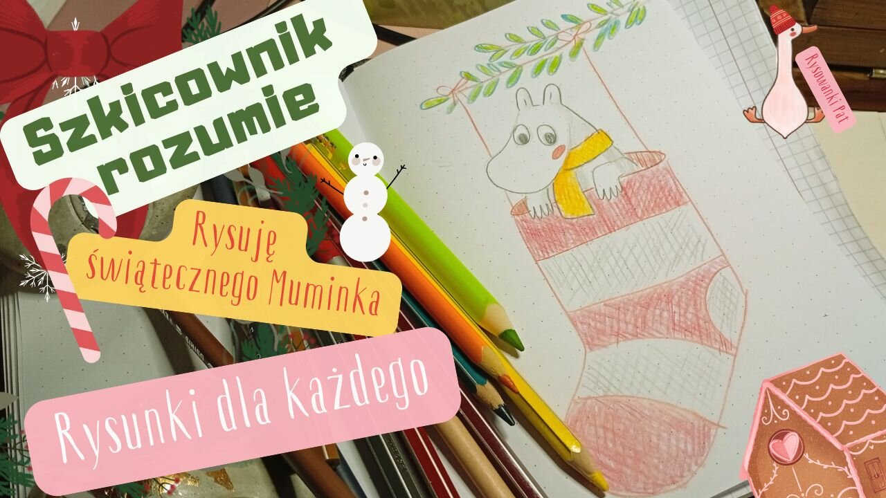 Christmas🎄 Moomin🤍 art🍄 DIY 🎄ASMR