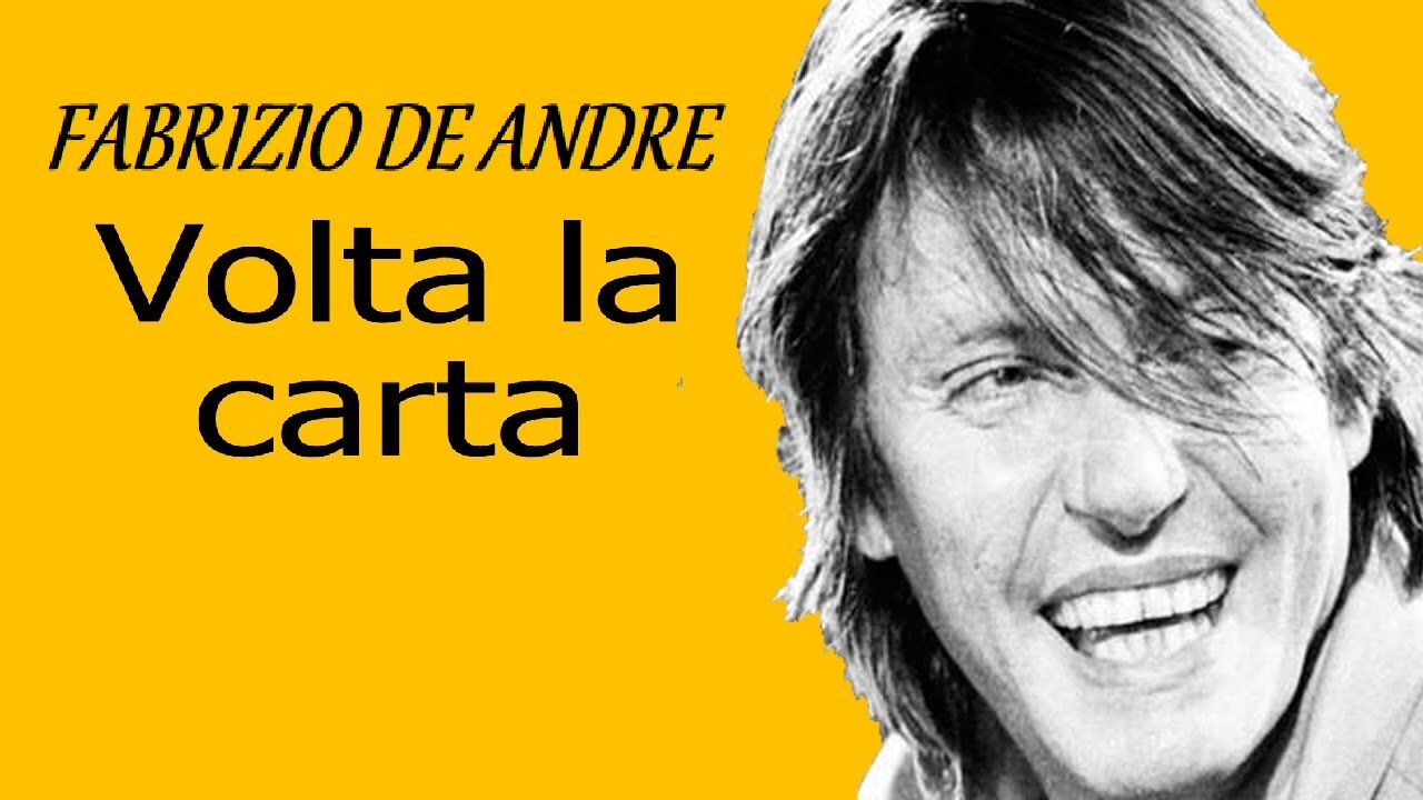 FABRIZIO DE ANDRE---VOLTA LA CARTA