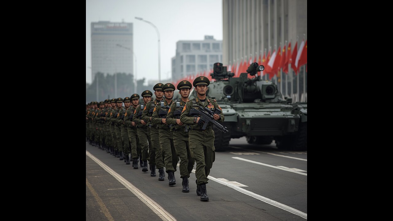 Desfile Militar chinês que mandou recado para os Estados Unidos.