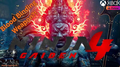 Sneak Peak~Blood Bind Ninjustsu?!~Ninja Gaiden 4