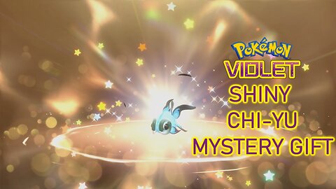 Pokémon Violet: Shiny Chi-Yu Mystery Gift ~ Carson Got, the Shiny Fish!
