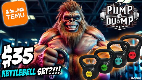 Temu 50lb Cheap Kettlebell Set 🤔 PUMP OR DUMP (Review)