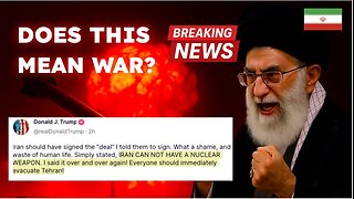 Trump's 5-Word Warning to Iran - Is War Coming?