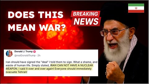 Trump's 5-Word Warning to Iran - Is War Coming?