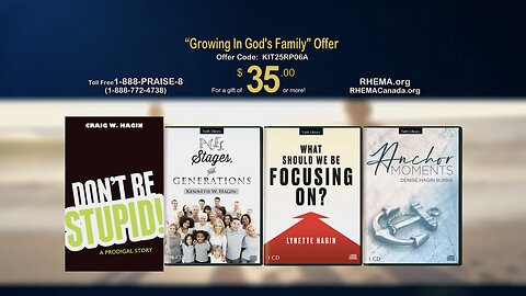 “Growing In God’s Family” Offer