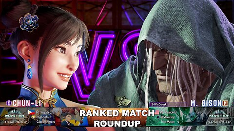 Kuya Kalbo SF6 Ranked Match Roundup. Chun Li Master Rank [Hori Fight Stick]