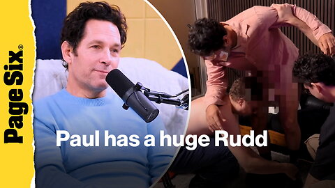 Paul Rudd reacts to claim he has a 'huge penis' in wild interview